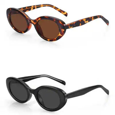 Stylish tortoise shell sunglasses for women and men with UV protection, perfect for summer fashion and outdoor activities.