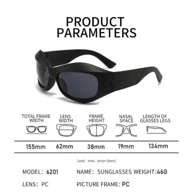 Dark Pouch Sunglasses for Men with Polarized Lenses.