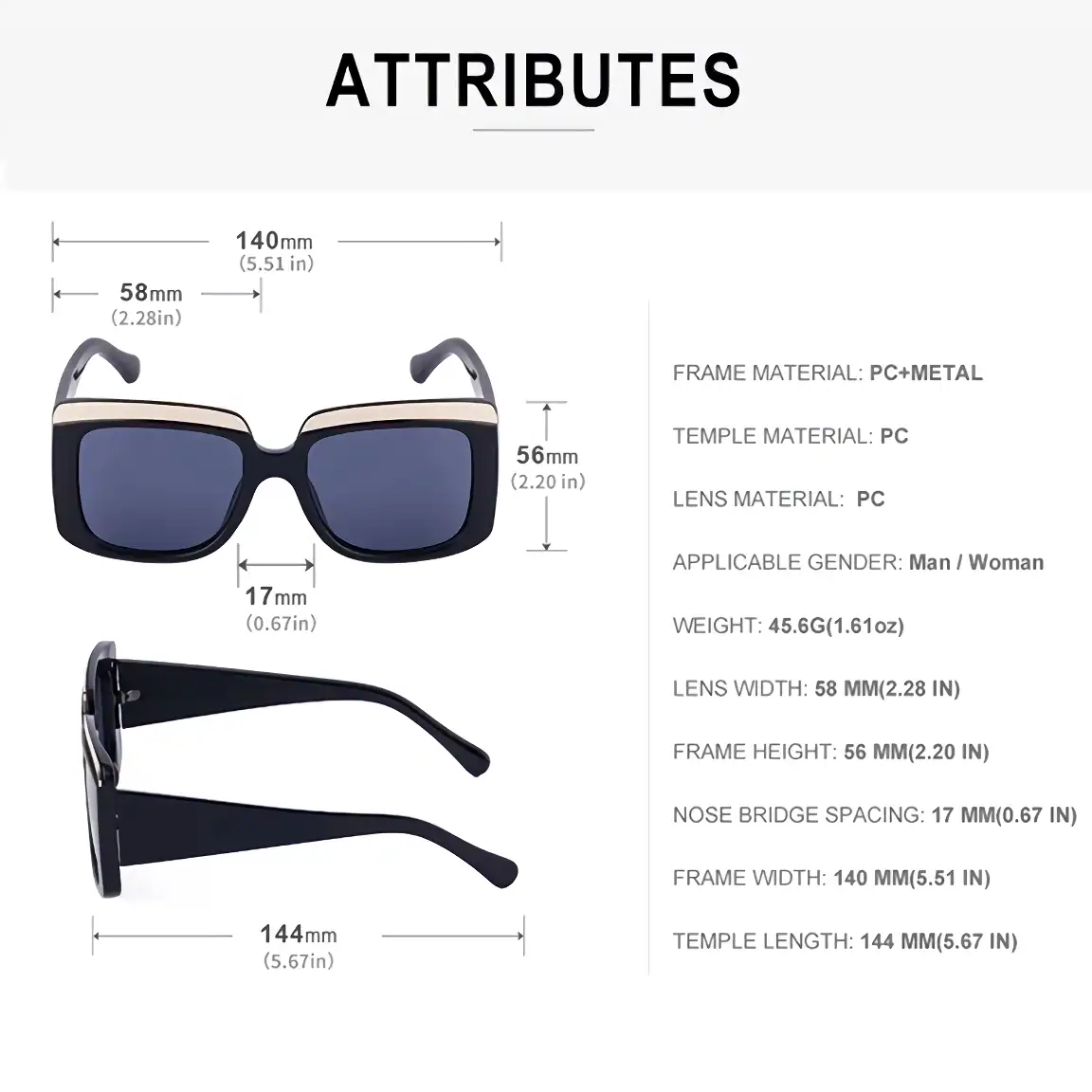 High-quality optical sunglasses with durable PC and metal frame, UV protection, stylish design, and perfect fit for men and women, ideal for outdoor activities and fashion statements.