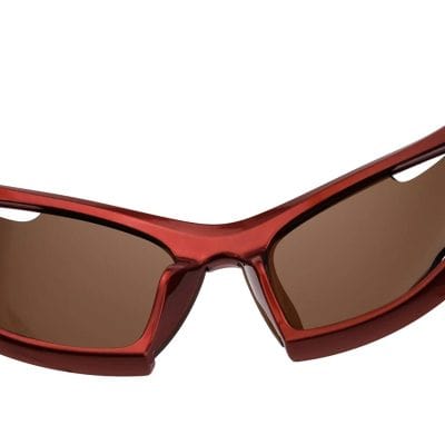 Stylish brown-tinted sunglasses with a modern frame, perfect for UV protection and exclusive eyewear shopping at Monalisa Store.