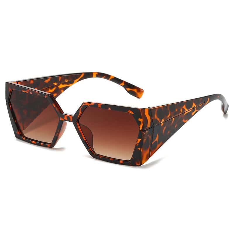 Leopard + Brown Lenses