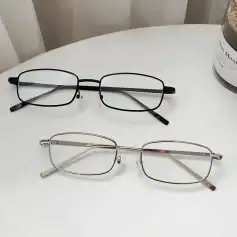 Stylish prescription glasses with sleek frames for modern vision correction. Ideal for daily wear and professional settings, combining comfort with trendy design.