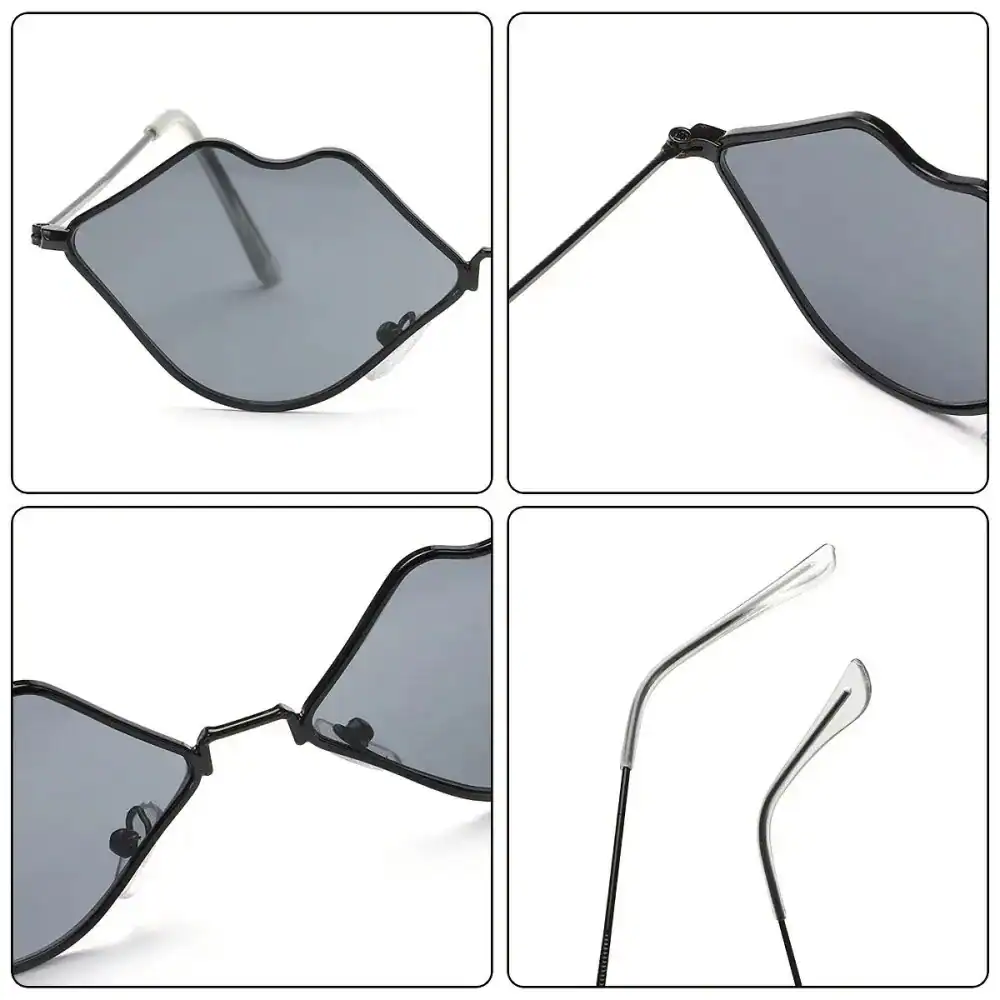 Stylish black sunglasses with gray lenses, perfect for fashion and UV protection. Lightweight and trendy, ideal for outdoor activities and completing your look.