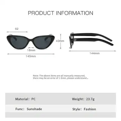 Stylish black sunglasses with UV protection and polarized lenses for men and women. Perfect for outdoor activities, fashion, and sun protection. Lightweight and comfortable fit.