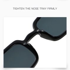 Stylish black sunglasses, perfect for sun protection and fashion, designed for men and women seeking trendy eyewear options.