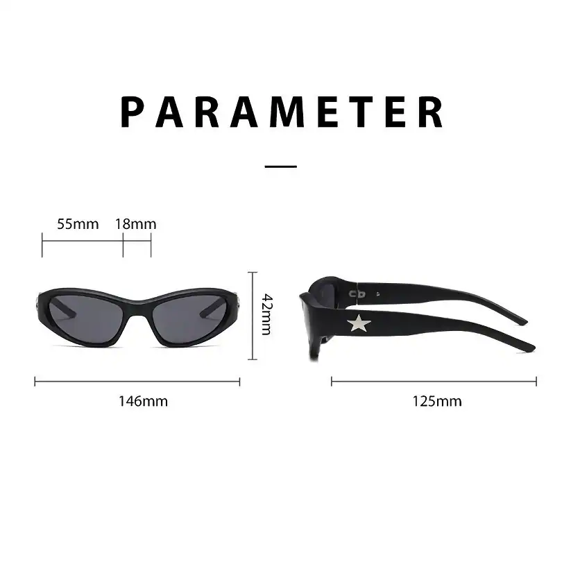 High-quality dark tinted sunglasses with sleek black frame and comfortable fit, ideal for outdoor sports and casual wear. Perfect for summer, driving, and everyday fashion.