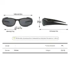 High-quality unisex sunglasses from Monalisa Store with sleek design, UV protection, and durable frame—perfect for outdoor activities and daily use.