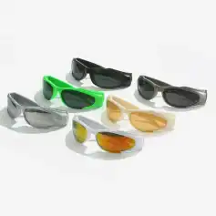 Stylish and sporty polarized sunglasses available in multiple colors, offering UV protection and comfort for outdoor activities and fashion.