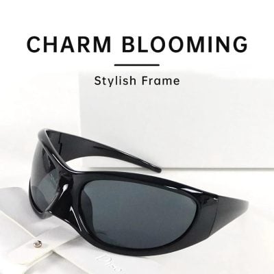 High-quality black optical sunglasses for stylish protection, perfect for outdoor activities. Durable, fashionable, and UV-resistant. Ideal accessory for eye care and sun protection from Monalisa Medical.