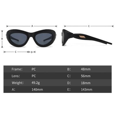 Stylish black designer sunglasses with UV protection from Monalisa Medical for optimal eye health and fashion statement. Perfect for outdoor activities and everyday wear.