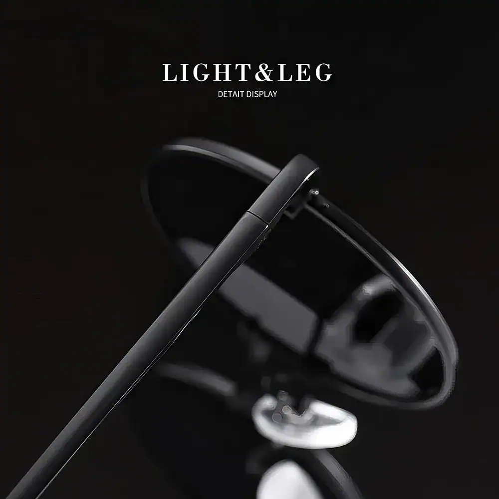 Close-up of stylish black eyeglasses with sleek design, optimal for vision correction and fashion accessories, suitable for enhancing your overall look.