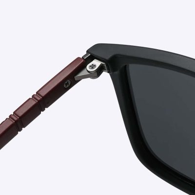Stylish black sunglasses with adjustable temple arms for a comfortable fit, perfect for eye protection and fashion statements. Crafted with high-quality materials for durability and style.