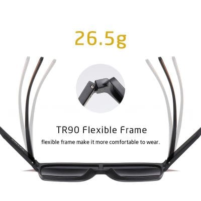 Comfortable TR90 flexible frame for stylish vision correction glasses. Lightweight and durable design enhances comfort for everyday wear. Perfect for prescription glasses and fashion accessories.