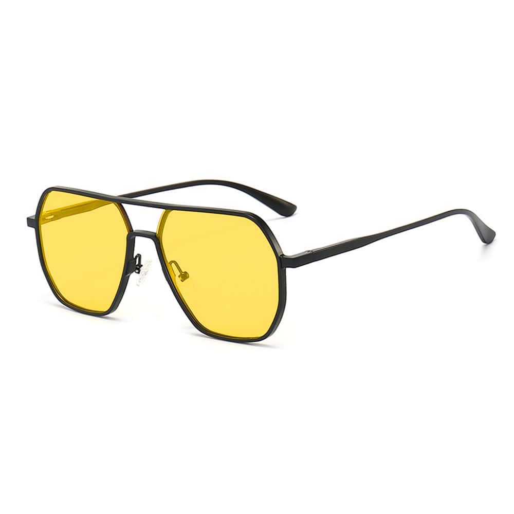Black Frame + Yellow Lenses
