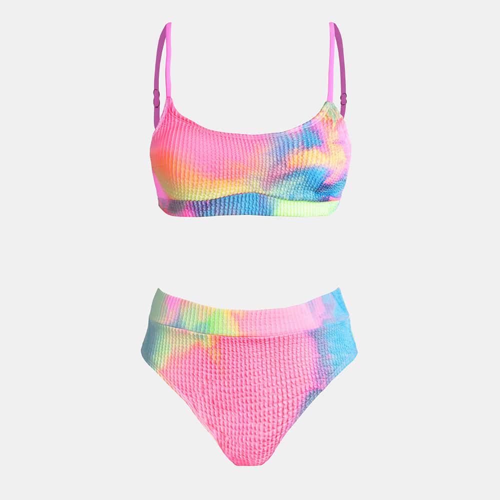 Tie-Dye High Waist Bikini Set - Image 6