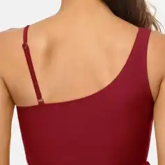 Red bralette with adjustable straps designed for women, offering comfort and style. Ideal for everyday use, sleepwear, or layering under casual outfits. Available at Monalisa Store for quality and affordability.