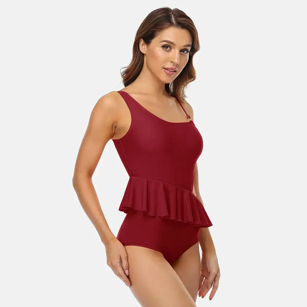 High-quality stylish women's swimwear with ruffle detail, perfect for beach and pool. Shop Monalisa Store for trendy, comfortable swimwear designed for women.