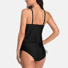 Comfortable black women's lingerie with adjustable straps and a silky finish, perfect for everyday wear or special occasions. Enhance your style with premium quality lingerie.