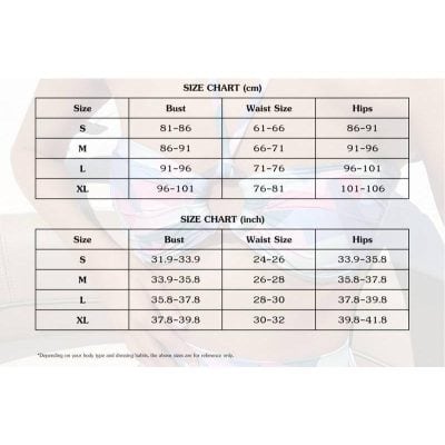Optical Store Size Chart - Women’s Clothing and Fit Guide.