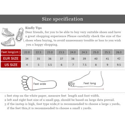 Comfortable, stylish shoes available at Monalisa Store with detailed size chart for perfect fit. Find the ideal footwear for your foot length and width. Shop now for high-quality, trendy footwear at Monalisa Medical.