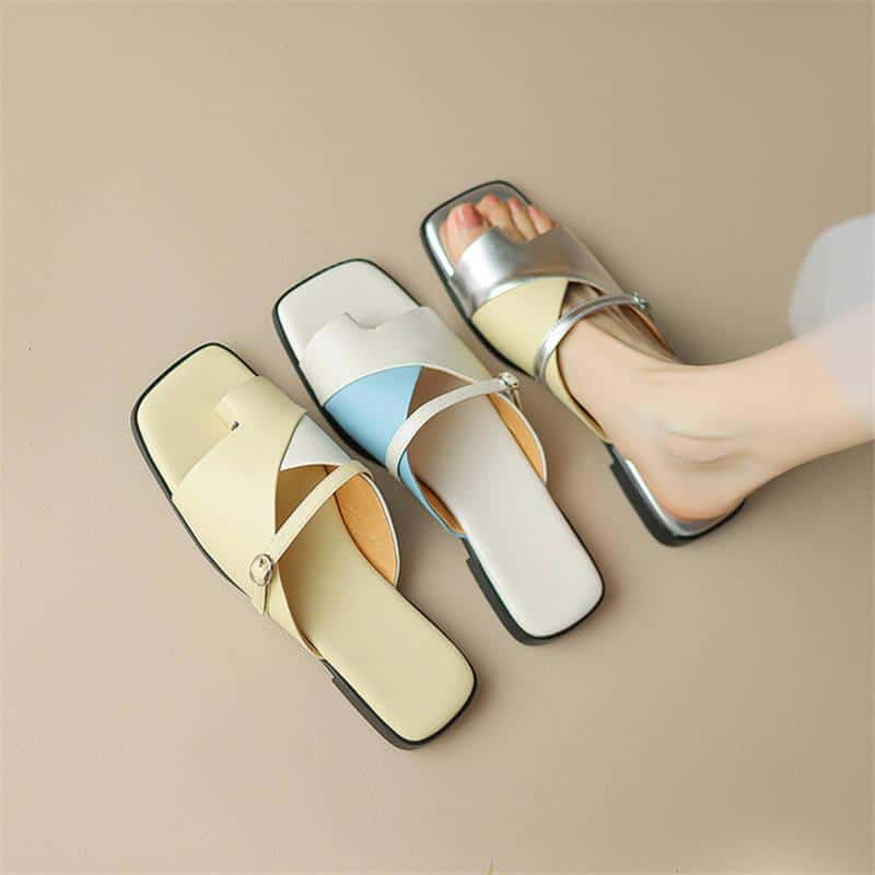 Colorful trendy sandals for women, perfect for summer or casual outings, available at Monalisa Store.