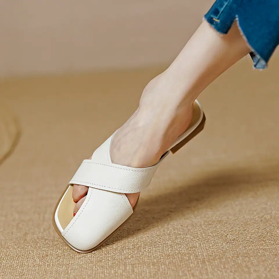 Comfortable stylish slip-on sandals with open toe design, ideal for casual and everyday wear, available at Monalisa Store.