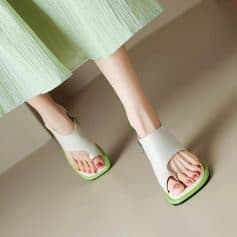 Comfortable open-toe sandals for women with health-conscious design, ideal for foot care and relaxation, available at Monalisa Store.