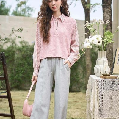 Stylish women's clothing from Monalisa Store, perfect for outdoor and relaxed occasions.