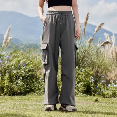 Stylish unisex cargo pants ideal for outdoor and casual wear, featuring multiple pockets for utility, comfort fit, and durable fabric for versatile use. Perfect for active lifestyles.