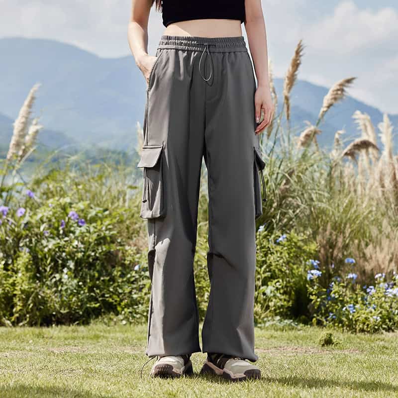 Stylish unisex cargo pants ideal for outdoor and casual wear, featuring multiple pockets for utility, comfort fit, and durable fabric for versatile use. Perfect for active lifestyles.