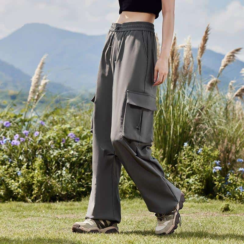 Comfortable casual cargo pants with multiple pockets, suitable for outdoor and everyday wear. Made for style and utility, perfect for active lifestyles.