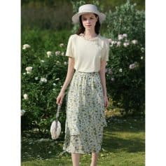 Stylish women's summer dress featuring floral print and comfortable fabric, perfect for outdoor activities and casual wear from Monalisa Store.