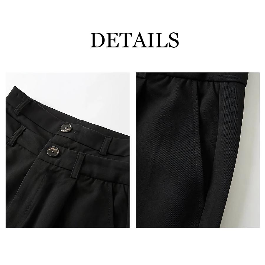 Versatile black pants for men, ideal for professional and casual settings, crafted with high-quality fabric for comfort and durability.
