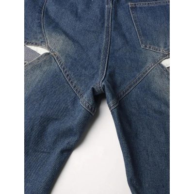 High-quality blue denim jeans from Monalisa Store, perfect for a casual yet fashionable look. Durable fabric, comfortable fit, ideal for everyday wear and timeless fashion statements.