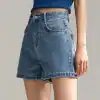 Stylish high-waisted denim skirt perfect for casual and trendy looks, available at Monalisa Store. Shop top-quality women's fashion essentials today.