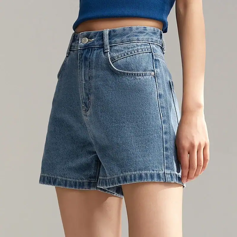 Stylish high-waisted denim skirt perfect for casual and trendy looks, available at Monalisa Store. Shop top-quality women's fashion essentials today.