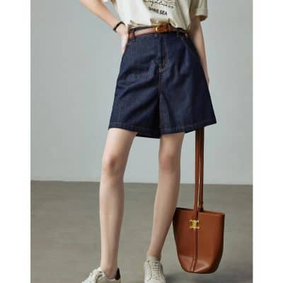 Comfortable denim shorts for women, perfect for everyday casual wear and style.