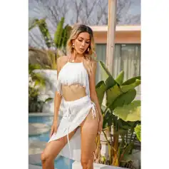 Elegant summer beachwear for women.