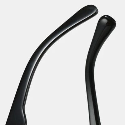 High-quality black eyeglasses frames for stylish vision correction or sunglasses at Monalisa Store. Durable, modern design for comfort and fashion. Perfect for prescription lenses or sun protection.