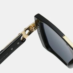 High-end designer sunglasses with gold accents and premium craftsmanship. Perfect for stylish individuals seeking quality eyewear.