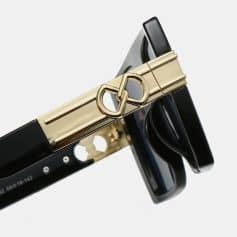 High-end designer sunglasses with gold accents and stylish frame designs. Perfect for fashion-forward individuals seeking quality and elegance in their eyewear.