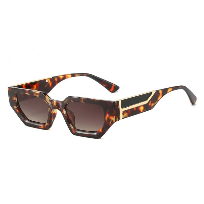 Stylish tortoise shell sunglasses with gradient lenses for UV protection and fashion. Perfect for outdoor activities and making a statement with your eyewear.