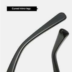 High-quality curved mirror legs for stylish furniture and decorative purposes. Durable, sleek black finish with modern design, ideal for home decor and interior design projects.