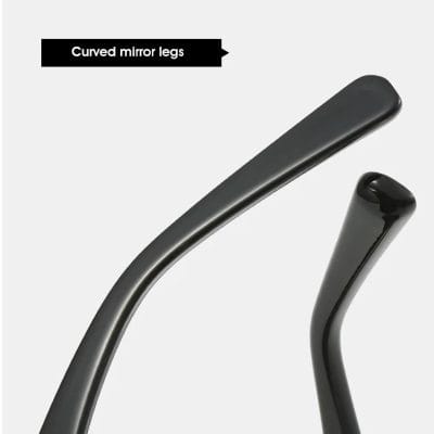 High-quality curved mirror legs for stylish furniture and decorative purposes. Durable, sleek black finish with modern design, ideal for home decor and interior design projects.