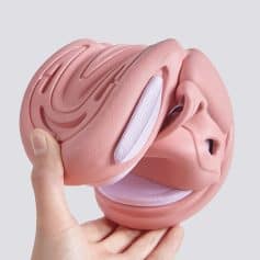 Fun and creative silicone face mask with expressive facial features, perfect for skincare fun, novelty gifts, and quirky accessories.