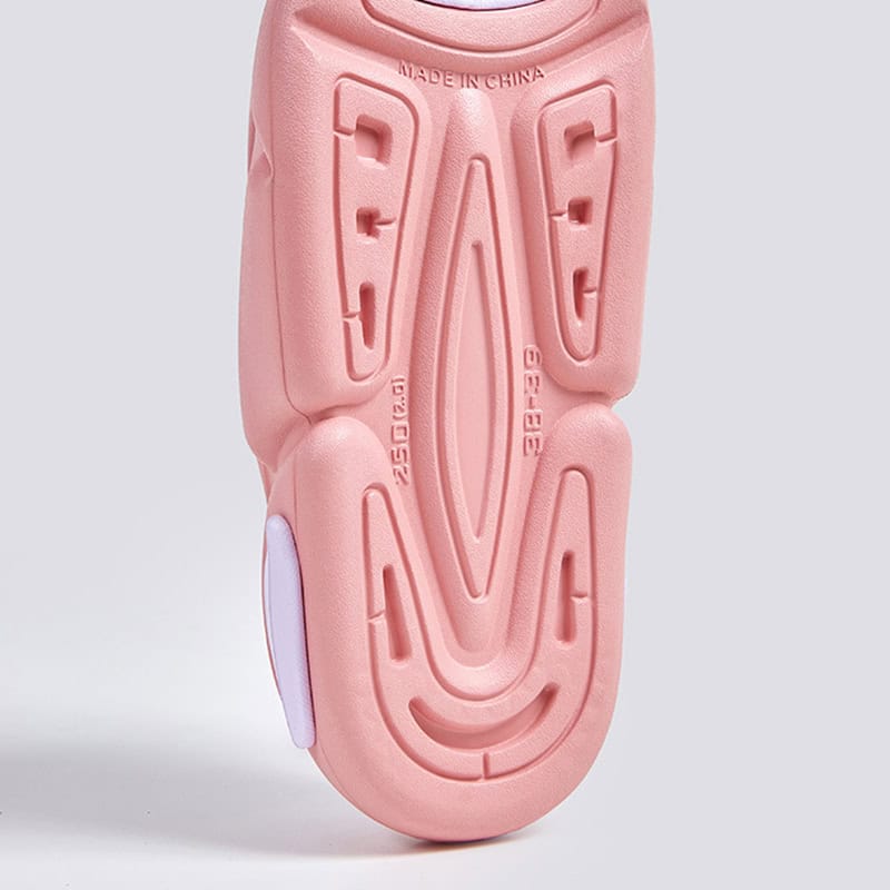 Comfortable pink sneakers with slip-resistant soles, perfect for active lifestyles and casual outings. Durable and trendy footwear ideal for everyday wear.