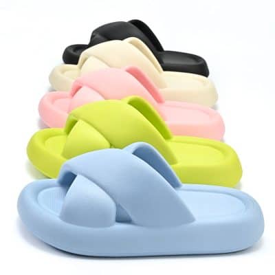 Comfortable colorful medical slippers for healthcare professionals.