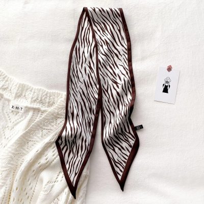 High-quality zebra pattern silk scarf, perfect for stylish accessories, gift ideas, and fashion accessories. Enhance your look with a versatile, trendy scarf from Monalisa Medical Store.