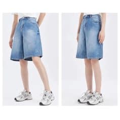 Fashionable denim shorts for women, perfect for casual, summer, and outdoor activities. Stylish, comfortable, and versatile for everyday wear.