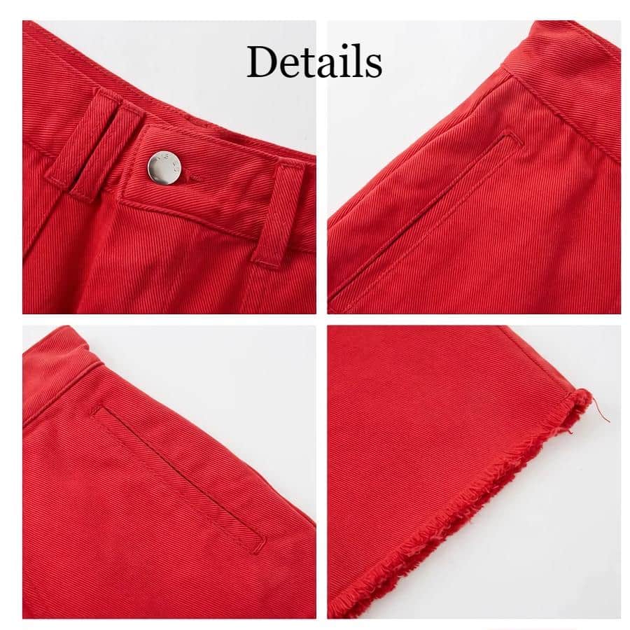 High-quality red pants with tailored fit, durable stitching, and stylish details from Monalisa Store for modern women. Perfect for casual and professional wear.